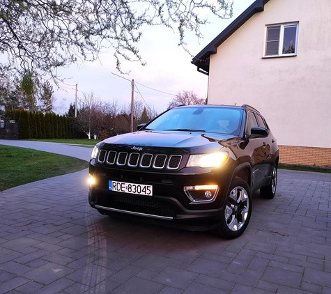 Jeep Compass cena 87900 przebieg: 65400, rok produkcji 2019 z Dębica małe 781